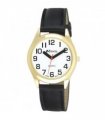 Watch Brass Black/Gold 36mm Ravel Mens Classic Strap Watch Black/Gold R0125.02.1