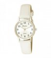Watch White 27mm Faux Leather Ravel Women's Classic Easy Read Strap Watch R0138