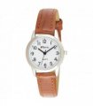 Watch Ravel Women's Classic Leather Strap Brown/Silver 8.23x12.64 cm