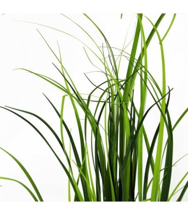 60cm Artificial Grass Plant With Peach Dusty Pink Ceramic Planter