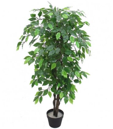 Artificial Ficus Tree Leaf Realistic Green Plant - Highly realistic foliage