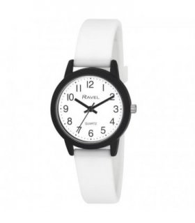 Ravel Girls & Boys Sports White Silicone Watch R1813.4