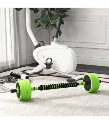 4-in-1 Weight Dumbbells Set, Barbell, Kettlebell, Push Up Stand, 20kg