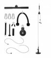 Steel and nylon Black ?2.5 x 36Lcm Cable Pulley System, Lat Pull Down System