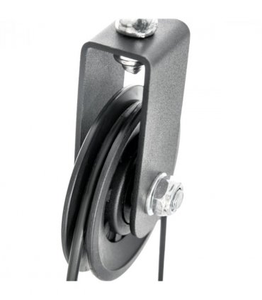 Steel and nylon Black ?2.5 x 36Lcm Cable Pulley System, Lat Pull Down System