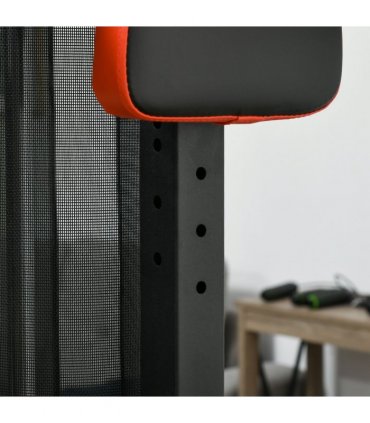Multi Gym Workout Station with Sit Up Bench, Push Up Stand, Dip Station