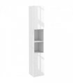 kleankin High Gloss Bathroom Floor Cabinet Storage Cupboard with Doors