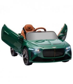 HOMCOM Bentley Bacalar Licensed 12V Kids Electric Ride-On with Remote - Green