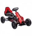 HOMCOM 12V Electric Go Kart with Forward Reversing 2 Speeds for 3-8 Yrs - Red