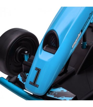 HOMCOM 24V Electric Go Kart for Kids with Music, Horn Honking, Slow Start