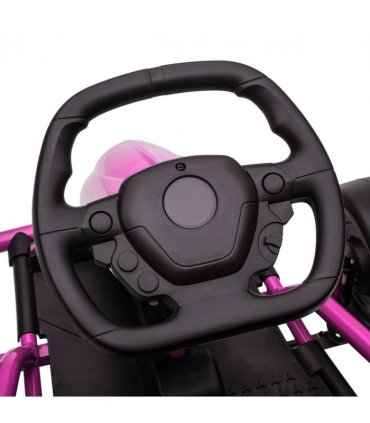 Go Kart Pink 115L x 77W x 54H cm Electric Drift with Music, Horn, Slow Start