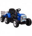 Ride-on Tractor Blue PP Metal 136.5L x 50W x 52.5H cm Detachable Trailer