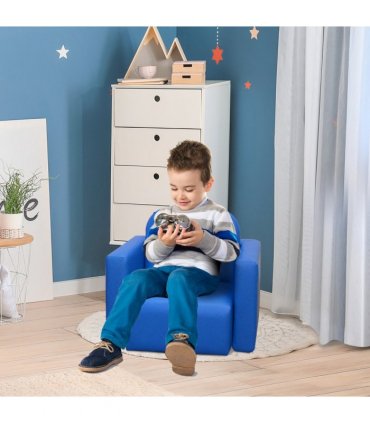 HOMCOM Kids Mini Sofa 2 In 1 Table Chair Set Children Armchair Seat Girl Boys