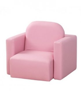 HOMCOM Kids Mini Sofa 2 In 1 Table Chair Set Children Armchair Seat Girl Boys