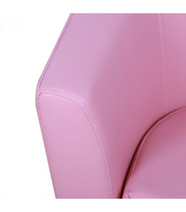 HOMCOM Kids Mini Sofa Children Armchair with Ottoman for Bedroom Playroom Pink