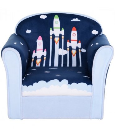 HOMCOM Children Chair Armchair Single Sofa Seat Kids Furniture 18M+ 45kg