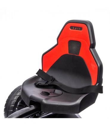 HOMCOM Children Pedal Go Kart with Adjustable Seat, Handbrake - Red