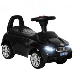 HOMCOM Ride on Car Baby Toddler Walker Foot to Floor Sliding Car Slider Black