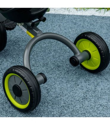 AIYAPLAY Trike with Adjustable Seat Basket Kids Tricycle for 2-5 Years Old Black