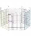 Metal Playpen for Small Pets, Multi-Colored, 665L x 3W x 60H cm, Easy Assembly
