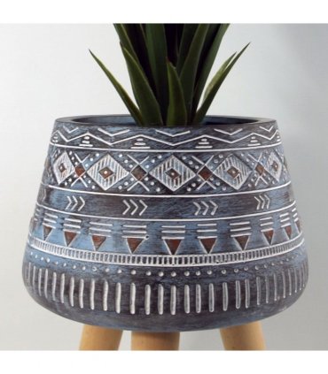 44cm x 26cm  Aztec Blue Composite  Large Planter