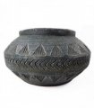 fibreglass composite Grey 21cm Large Grey Gliese Triangle Planter