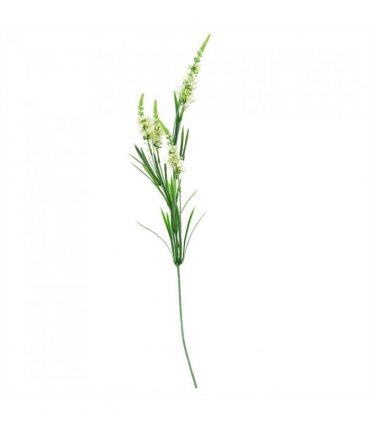 Artificial Stem White Larkspur 80cm Pack of 6 Silk Petals Home Decor