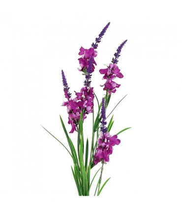Pack of 6 x 80cm Dark Pink Larkspur Artifical Stem