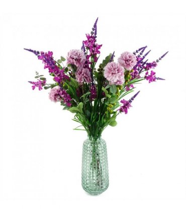 Pack of 6 x 80cm Dark Pink Larkspur Artifical Stem