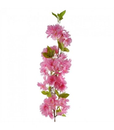 Pack of 6 x 100cm Pink Artificial Blossom Stem