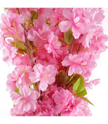Pack of 6 x 100cm Pink Artificial Blossom Stem