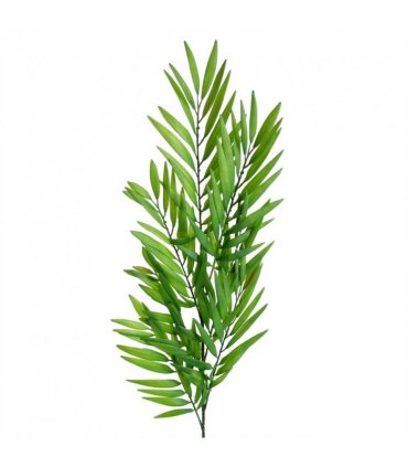 Artificial Bamboo Fern Stem Green 85cm Pack of 6 for Garden & Patio Decor