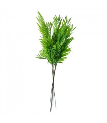 Artificial Bamboo Fern Stem Green 85cm Pack of 6 for Garden & Patio Decor
