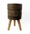 40cm x 21.5cm Zandi Elephant Composite Large Planter