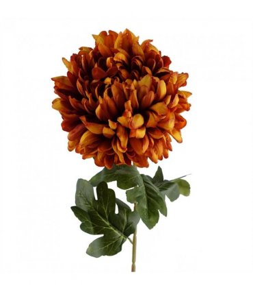 Pack of 6 x 75cm Extra Large Reflex Chrysanthemum - Orange
