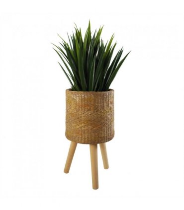 54cm x 30cm Rattan Effect Composite Large Planter