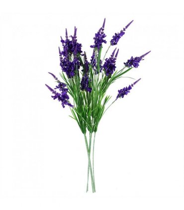 silk Purple 80cm Pack of 6 x Purple Larkspur Artificial Stem - Realistic Look