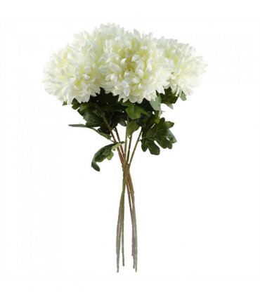 Pack of 6 x 75cm Extra Large Reflex Chrysanthemum - White