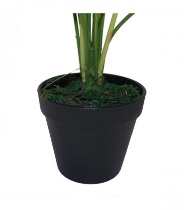 60cm Leaf Design UK Realistic Large Artificial Foliage Plant with Pot