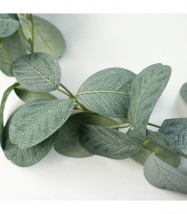 Artificial Hanging Trailing Evergreen Plant Pack of 6 Realistic Green Leaf 150cm