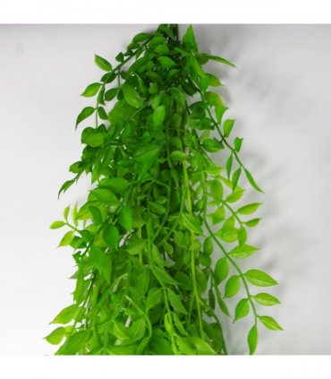 Fern Plant 6 x 100cm Hanging String of Pearls Light Green Artificial Leaf UK