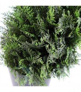 120cm Pair of Spiral Cedar Tree Artificial Topiary