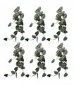 Hanging Trailing Plants Artificial 6x Alocasia Green 120cm Realistic Bare Stem