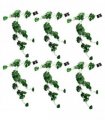 Artificial Hanging Trailing Monstera Plant 100cm Green Plastic Pack of 6