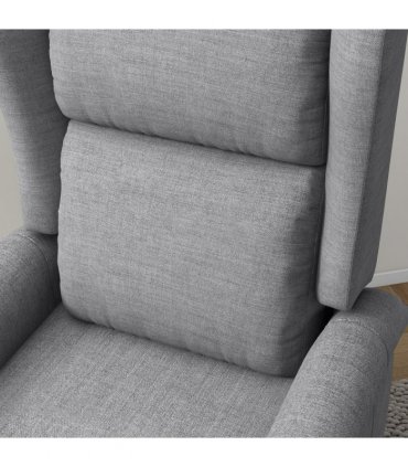 Fabric Grey 72.5L x 94W x 109H cm Power Lift Chair for Elderly Recliner Armchair