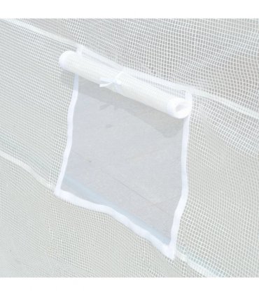 Outsunny 6x3x2m Greenhouse Replacement Cover ONLY for Tunnel Greenhouse White