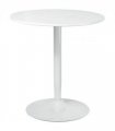 HOMCOM Round Dining Table with Steel Base, Non-slip Pad for Living Room