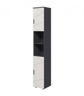 kleankin Tall Bathroom Storage Cabinet, Slim Bathroom Cabinet with Soft Close