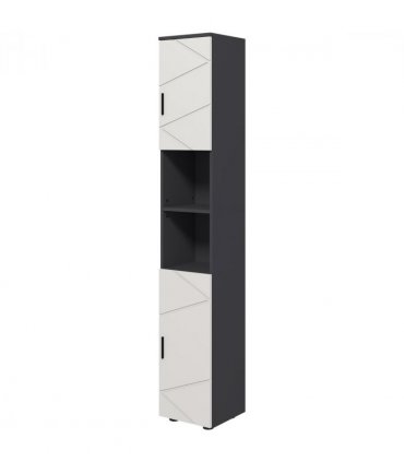 kleankin Tall Bathroom Storage Cabinet, Slim Bathroom Cabinet with Soft Close
