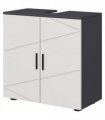 Bathroom Under Sink Cabinet Light Grey 60L x 30W x 60H cm Storage Shelf